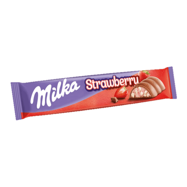 Milka Strawberry Chocolate Bar 36/36.5g (GERMANY)