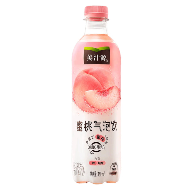 Minute Maid Pink Peach Fizz (Taiwan) – 24 Pack × 420 mL Bottles