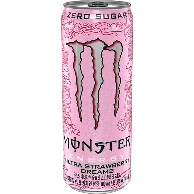 Monster Energy Ultra Strawberry Dreams 24/355mL (Korea)