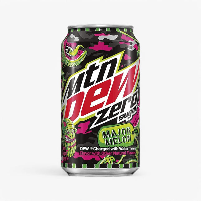 Mountain Dew Major Melon Zero Sugar 12 Oz X 24