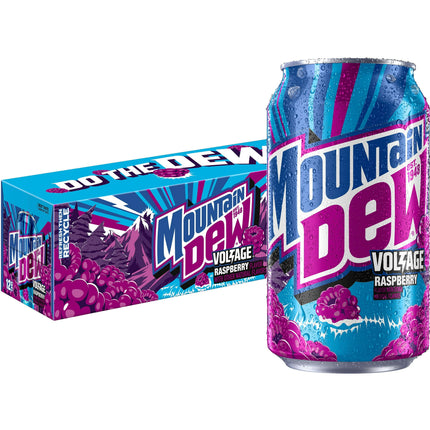 MOUNTAIN DEW VOLTAGE RASPBERRY CITRUS 2/12/12OZ