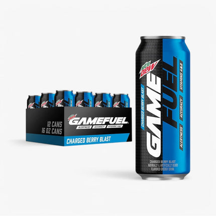 Mt. Dew Game Fuel Berry Blast 16 Oz X 12
