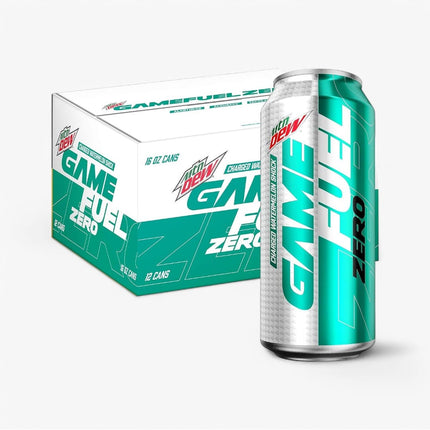 Mt. Dew Game Fuel Watermelon Shock Zero 16 Oz X 12