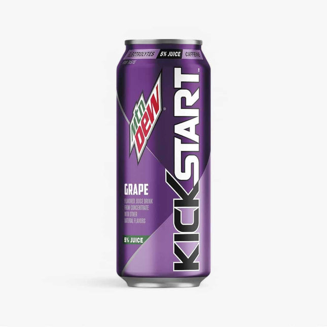Mt. Dew Kickstart Midnight Grape 16 Oz X 12