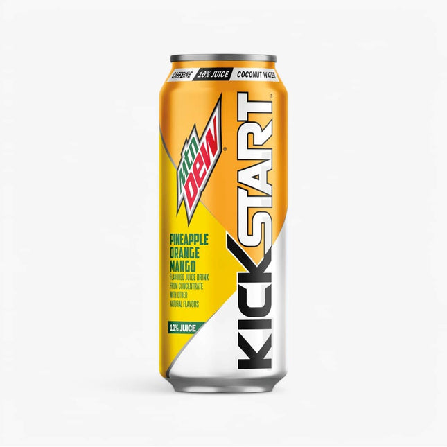 Mt. Dew Kickstart Pineapple Orange Mango 16 Oz X 12