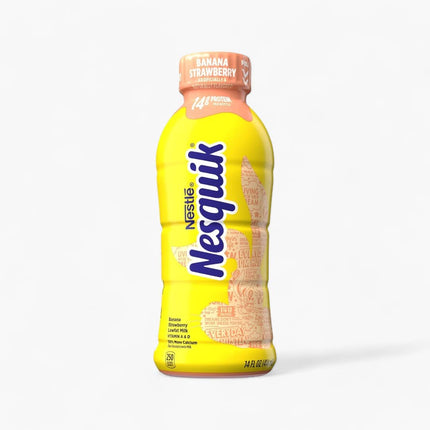 Nesquik Banana Strawberry Milk 12/14Oz
