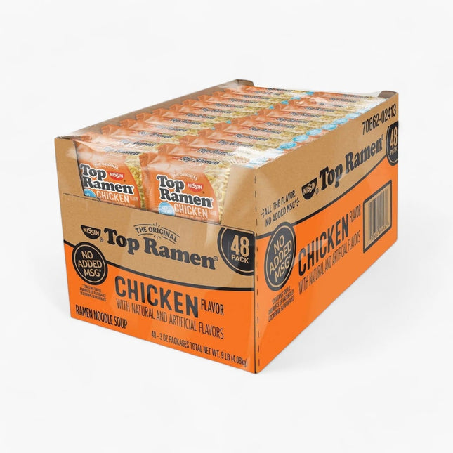 Nissin Top Ramen Chicken 48/3Oz Pouch