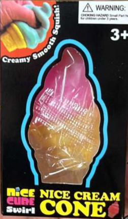 Nice Cube Swirl Nice Cream Cone - 12 PK (No Display)