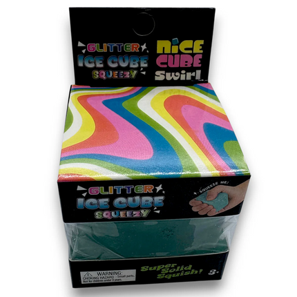 Squishy Ice Cube Glitter Edition - 12 PK