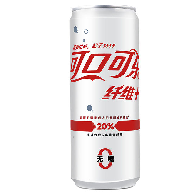 Coca-Cola Zero Sugar Fiber 12/330mL (CHINA)