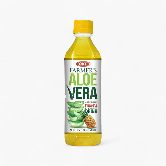 OKF FARMERS ALOE DRINK PINEAPPLE 20/500ML