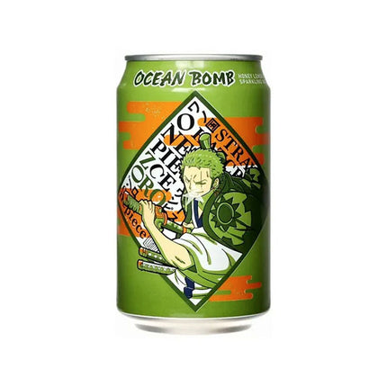 Ocean Bomb One Piece Zoro Sparkling Water Lemon 24/330mL (CHINA)