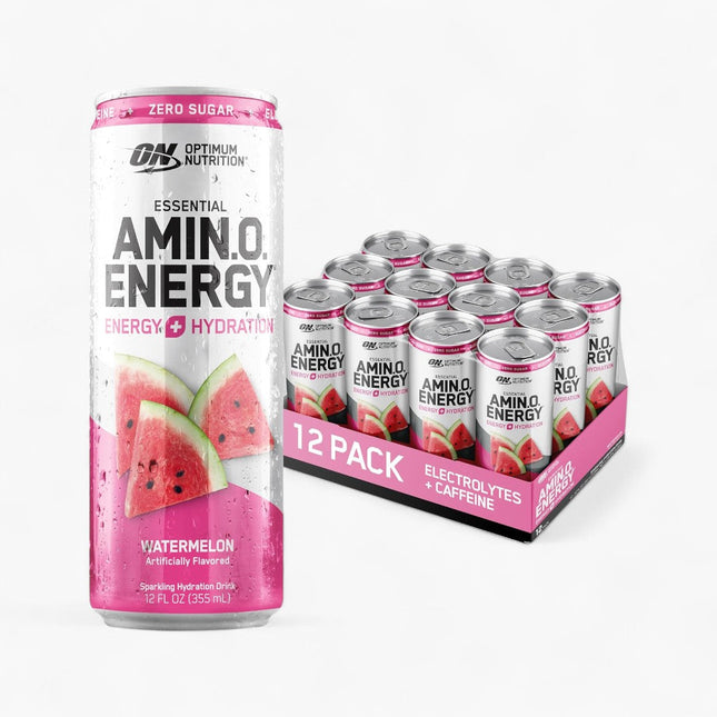 OPTIMUM NUTRITION AMINO ENERGY DRINK 12/12OZ SPARKLING WATERMELON