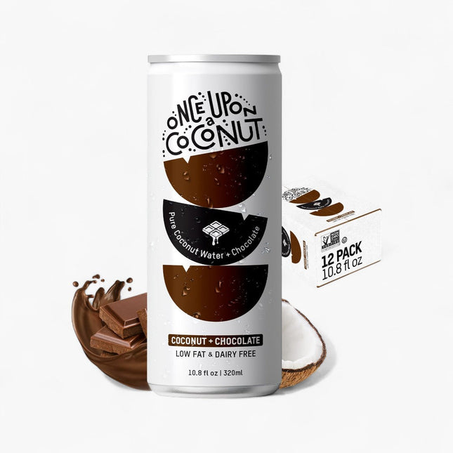 ONCE UPON A COCONUT - COCONUT WATER WATER 12/10.8OZ COCONUT + CHOCOLATE DAIRY FREE