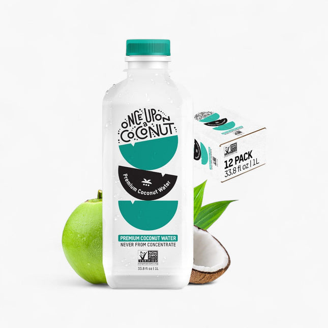 ONCE UPON A COCONUT - COCONUT WATER WATER 12/33.8OZ PURE COCONUT