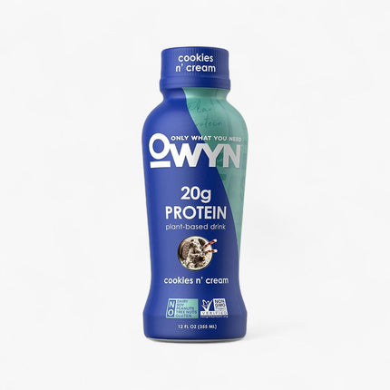 OWYN COFFEE PROTEIN SHAKE - 20G PROTEIN - 12/12OZ COOKIES N' CREAM