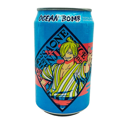 Ocean Bomb One Piece Sanji Sparkling Water Tropical Fruit 24/330mL (CHINA)