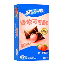 Oreo Mini Cocoa Pastry Juicy Strawberry 24/50g (CHINA)