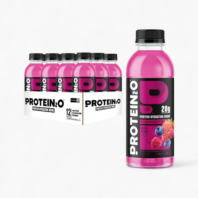 PROTEIN2O PROTEIN+ELECTROLYTE DRINK 20G PROTEIN 12/16.9OZ MIXED BERRY