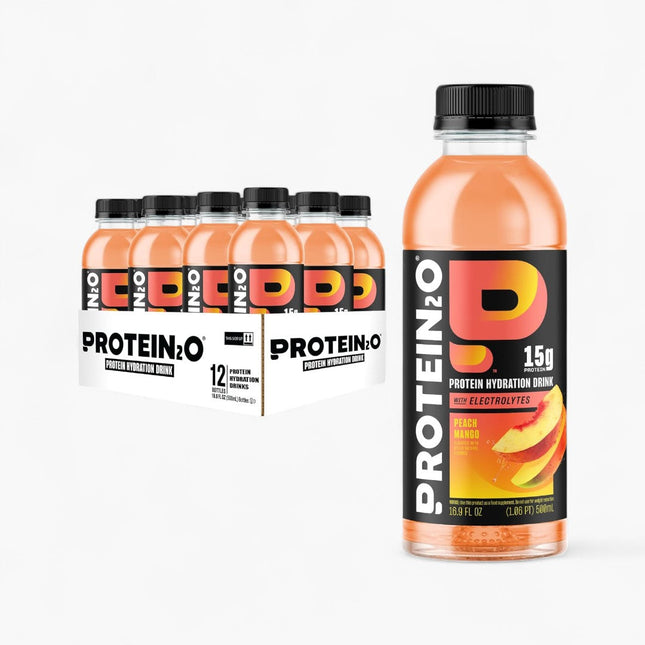 PROTEIN2O PROTEIN DRINK 15G PROTEIN 12/16OZ PEACH MANGO