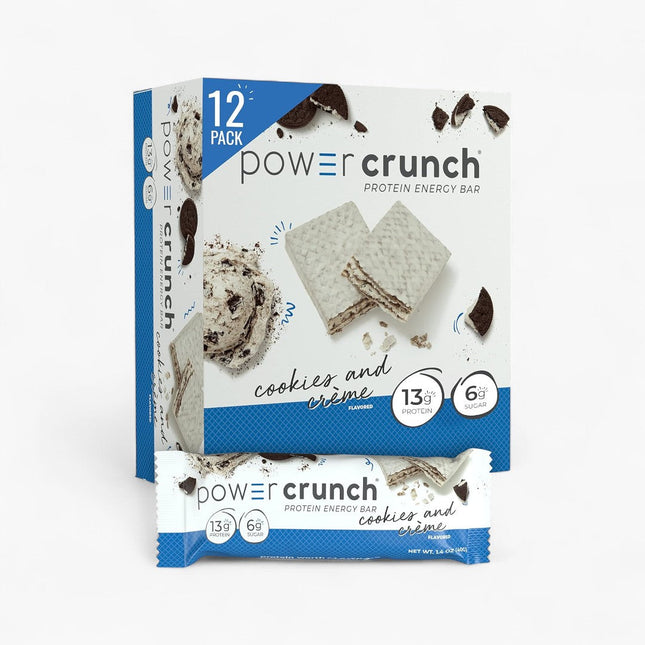POWER CRUNCH PROTEIN ENERGY BAR 12/36G COOKIES N CREME