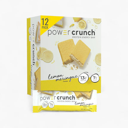 POWER CRUNCH PROTEIN ENERGY BAR 12/36G LEMON MERINGUE