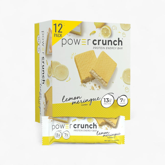 POWER CRUNCH PROTEIN ENERGY BAR 12/36G LEMON MERINGUE