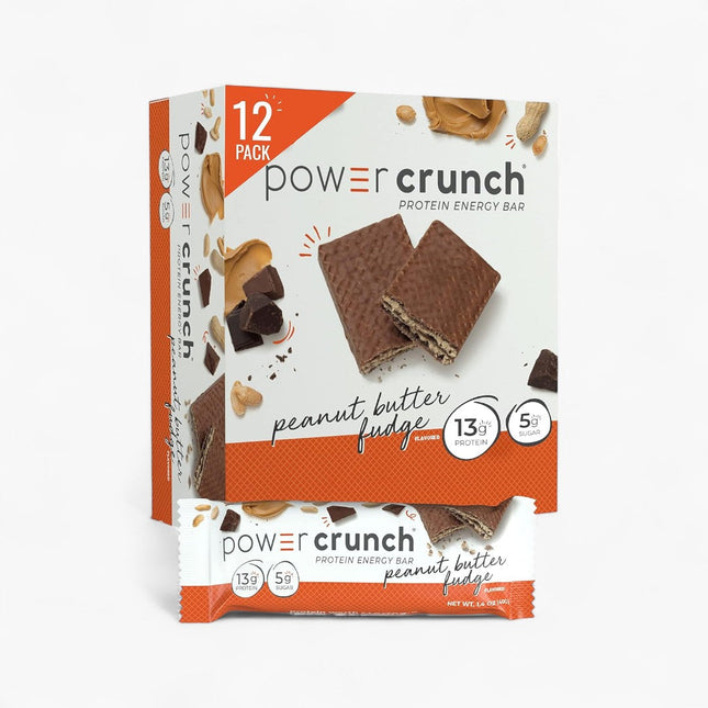 POWER CRUNCH PROTEIN ENERGY BAR 12/36G PEANUT BUTTER FUDGE