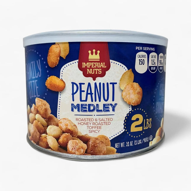 IMPERIAL NUTS PEANUT MEDLEY 12/32OZ