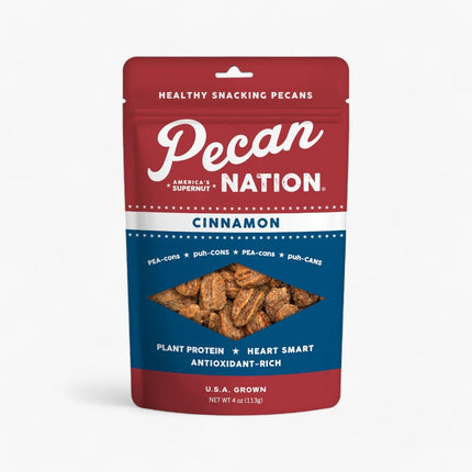 Pecan Nation Cinnamon Pecans Pouch 8/4Oz