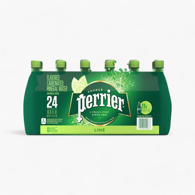 Perrier Lime Sparkling Water Plastic 24/500Ml