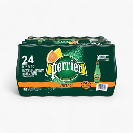Perrier L'Orange Sparkling Water Plastic 24/500Ml