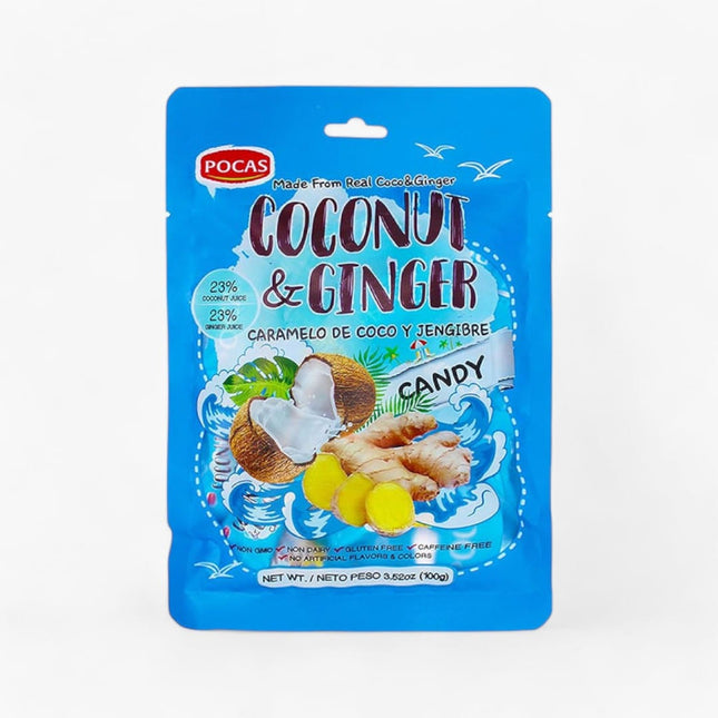 Pocas Hard Candy Ginger & Coconut 24/3.5Oz