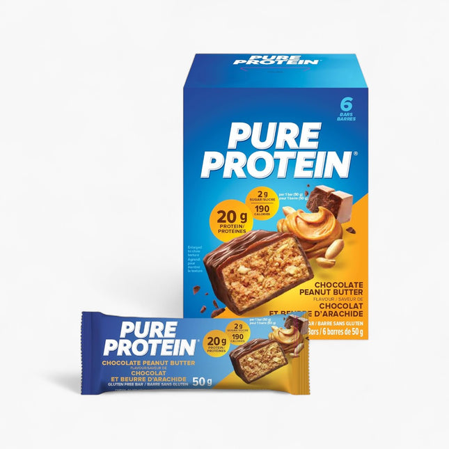 PURE PROTEIN - PROTEIN BAR 6/50G CHOCOLATE PEANUT BUTTER