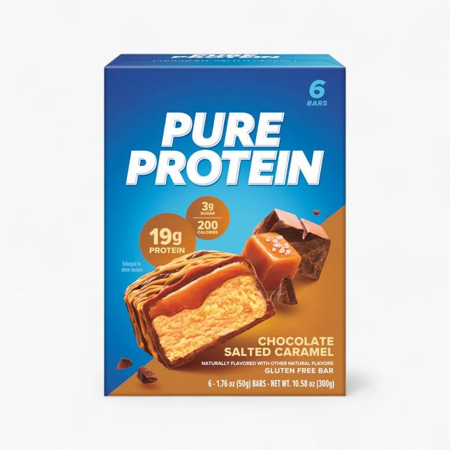 PURE PROTEIN - PROTEIN BAR 6/50G CHOCOLATE SALTED CARAMEL