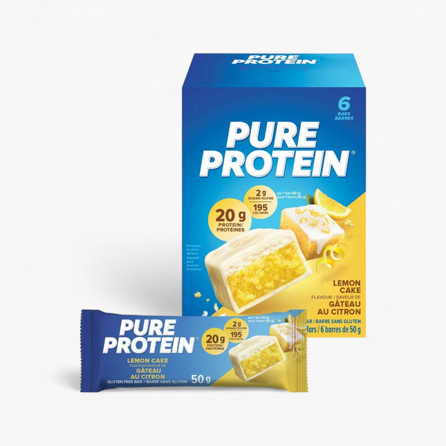 PURE PROTEIN - PROTEIN BAR 6/50G LEMON CAKE