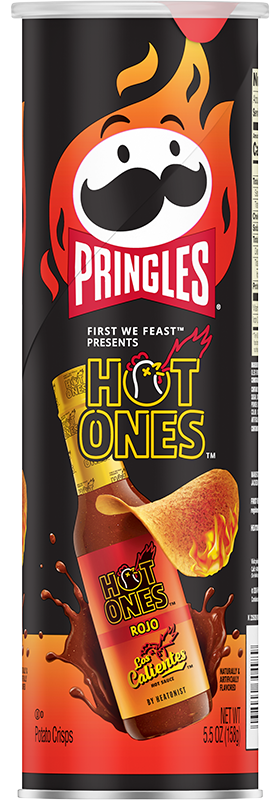 Pringles Hot Ones Barbacoa 5.5OZ/14CT