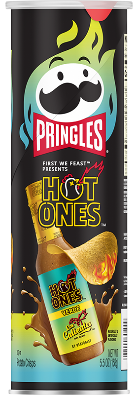 Pringles Hot Ones Verde 5.5OZ/14CT