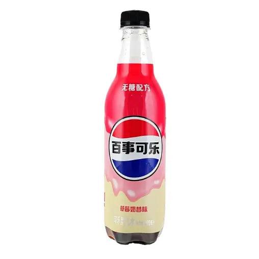 Pepsi Zero Sugar Strawberry Milkshake 12/500mL (CHINA)