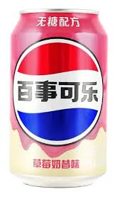 Pepsi Zero Sugar Strawberry Milkshake 24/335mL (CHINA)