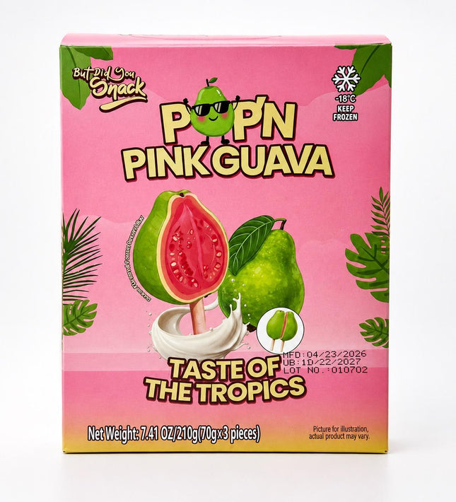 Pop'n Guava Ice Cream 8/3/75g
