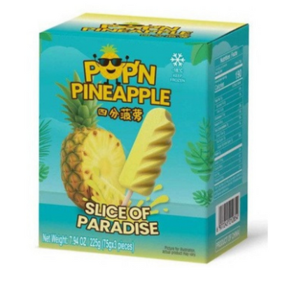 Pop'n Pineapple Ice Cream 8/3/75g