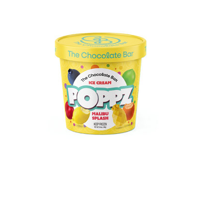 Poppz Malibu Blast Ice Cream 10/6.5OZ