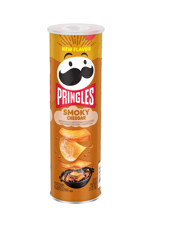 PRINGLES SMOKY CHEDDAR 5.5OZ/14CT
