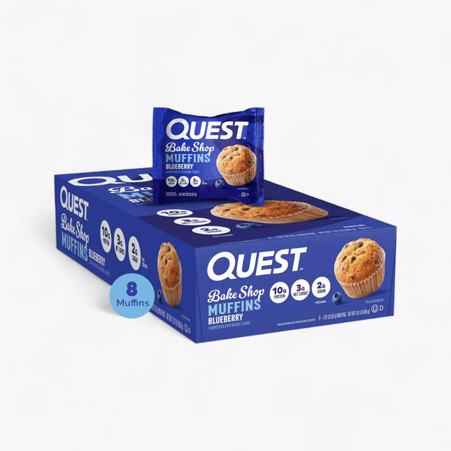 QUEST BG MUFFIN 8/57G BLUEBERRY