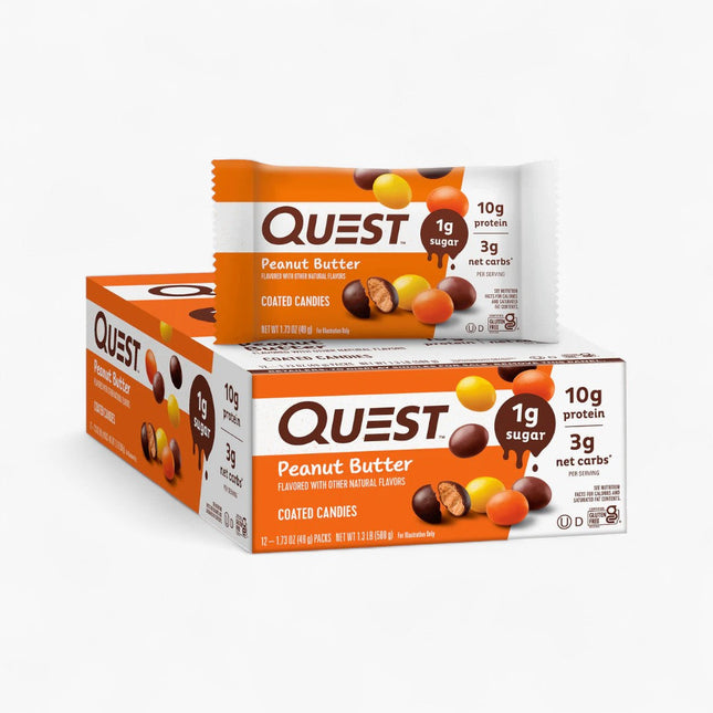 QUEST CTD CANDIES 12/49G PEANUT BUTTER