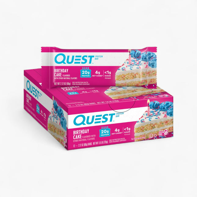 QUEST PROTEIN BARS 12/60G BIRTHDAY CAKE