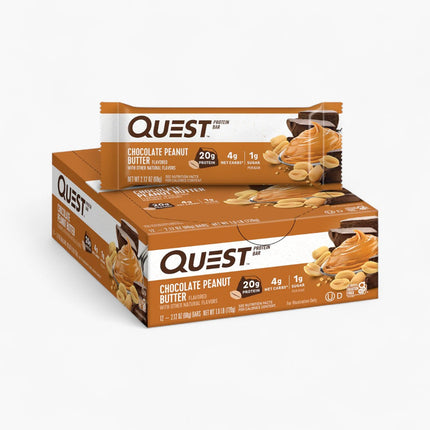 QUEST PROTEIN BARS 12/60G CHOCOLATE PEANUT BUTTER