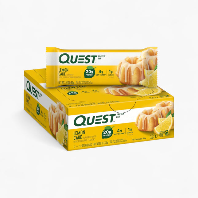 QUEST PROTEIN BARS 12/60G LEMON CAKE