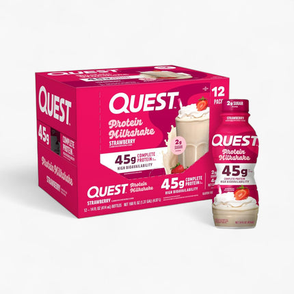 QUEST PROTEIN RTD 12/14OZ STRAWBERRY 45G